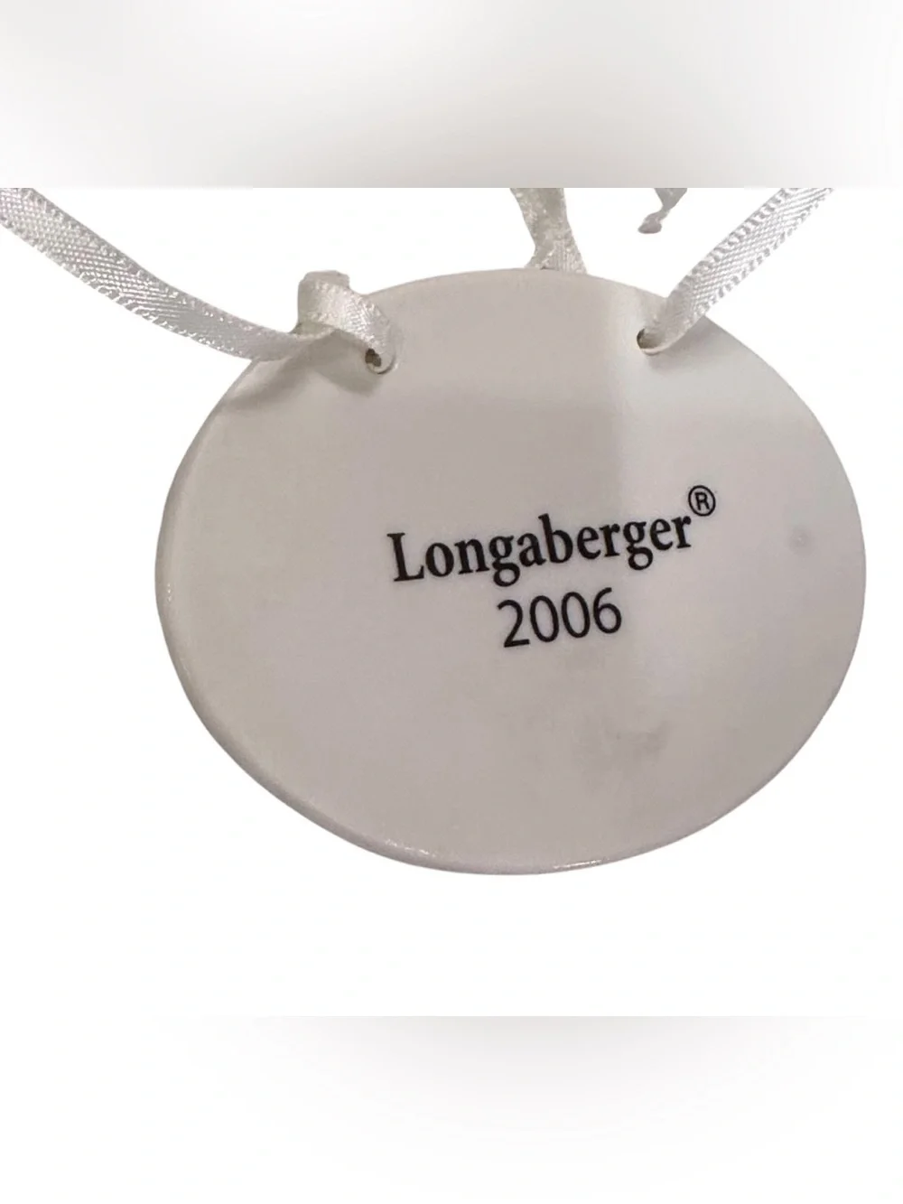 Longaberger 2006 Easter Bunny Rabbit Tie-On Charm for Basket NIB